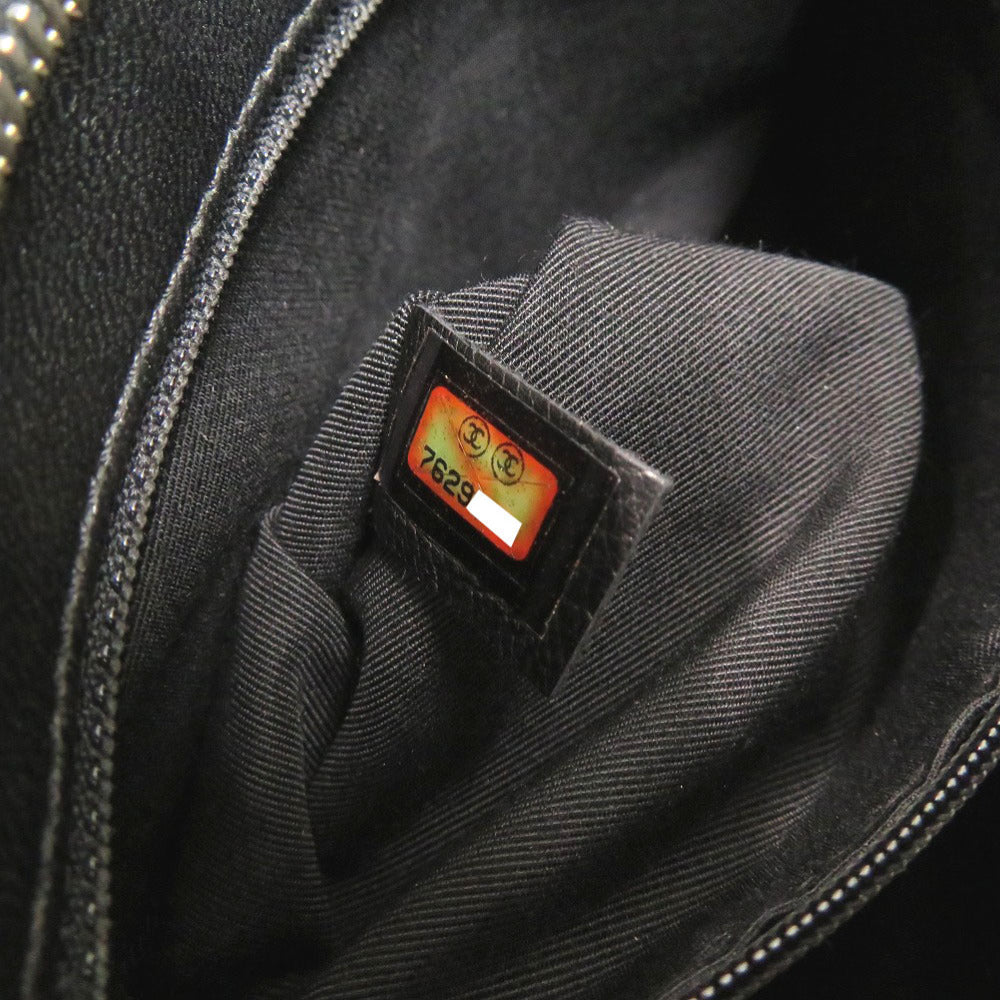 serial code Chanel Caviar Quilted Medallion Tote Black 
