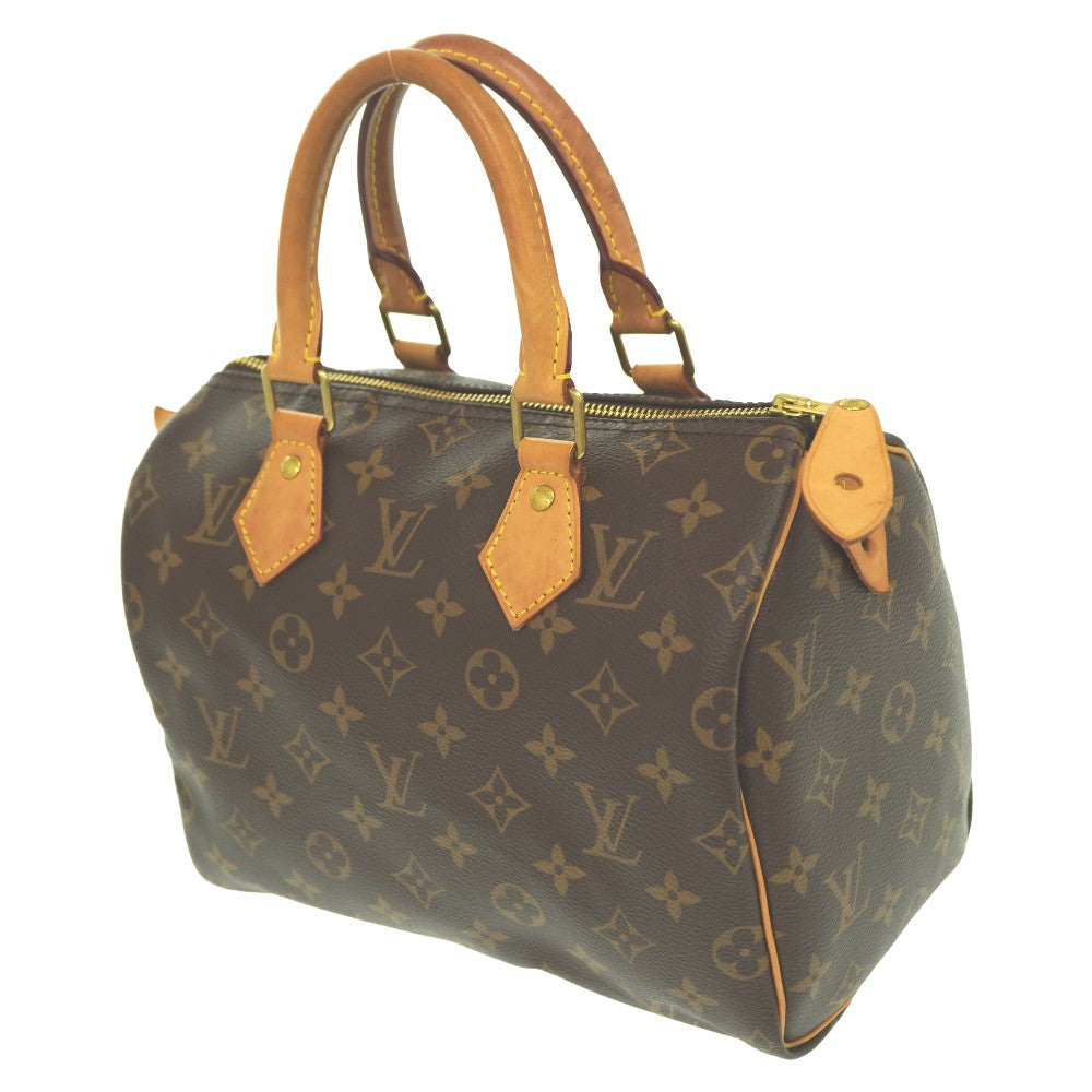 top Louis Vuitton Monogram brown Canvas Speedy 25