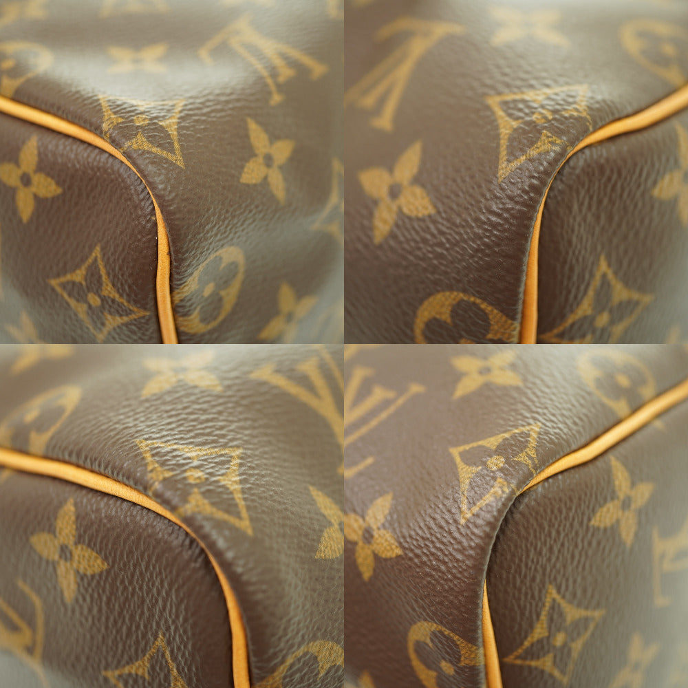 corners Louis Vuitton Monogram brown Canvas Speedy 25