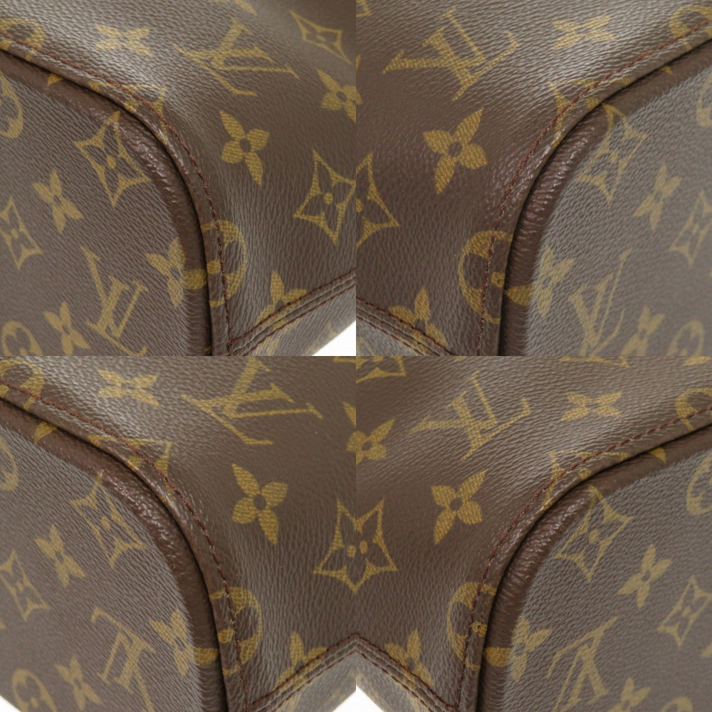 corners  Louis Vuitton Brown Canvas Coated Monogram Vavin GM