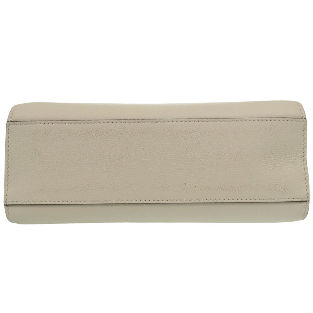 Beige wallet on a white background