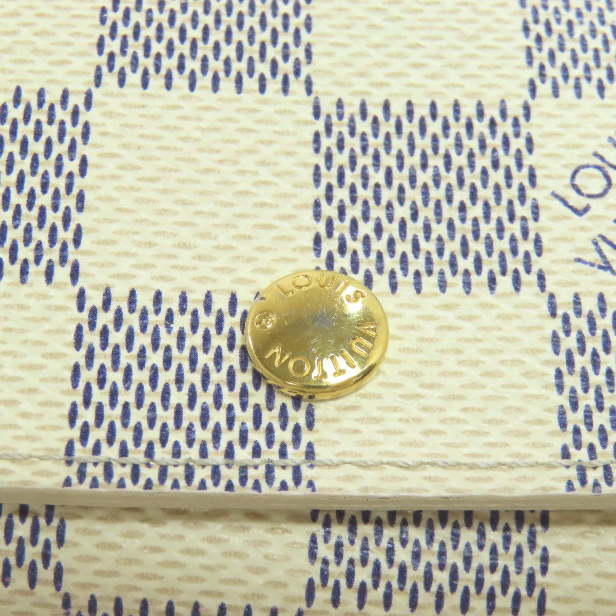 Louis Vuitton Damier Azur Multicles 4 Key Holder -Pre-Owned