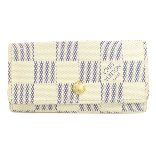 Louis Vuitton Damier Azur Multicles 4 Key Holder -Pre-Owned