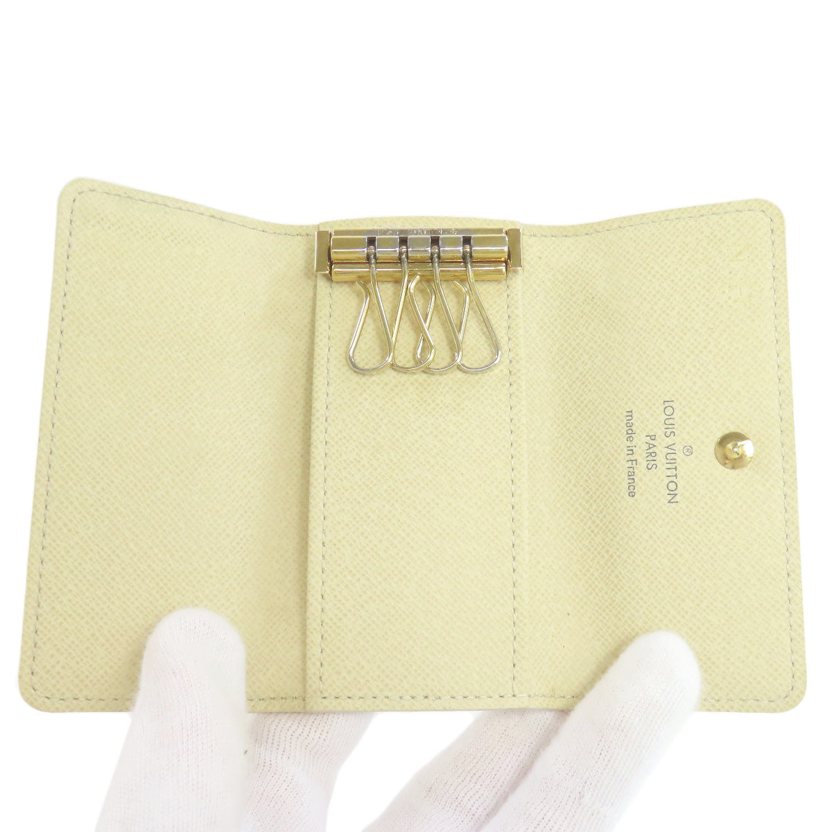 Louis Vuitton Damier Azur Multicles 4 Key Holder -Pre-Owned
