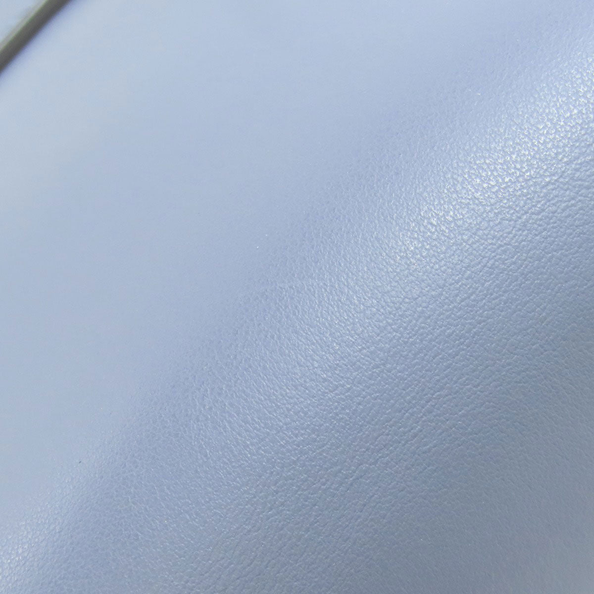 Close-up of light blue leather texture