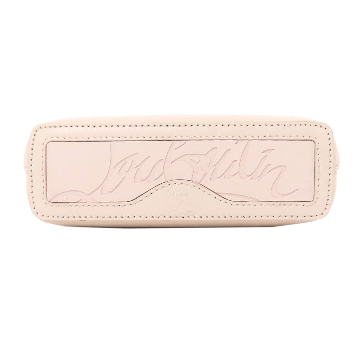 Beige leather case with 'Jill Jill Stuart' branding on a white background