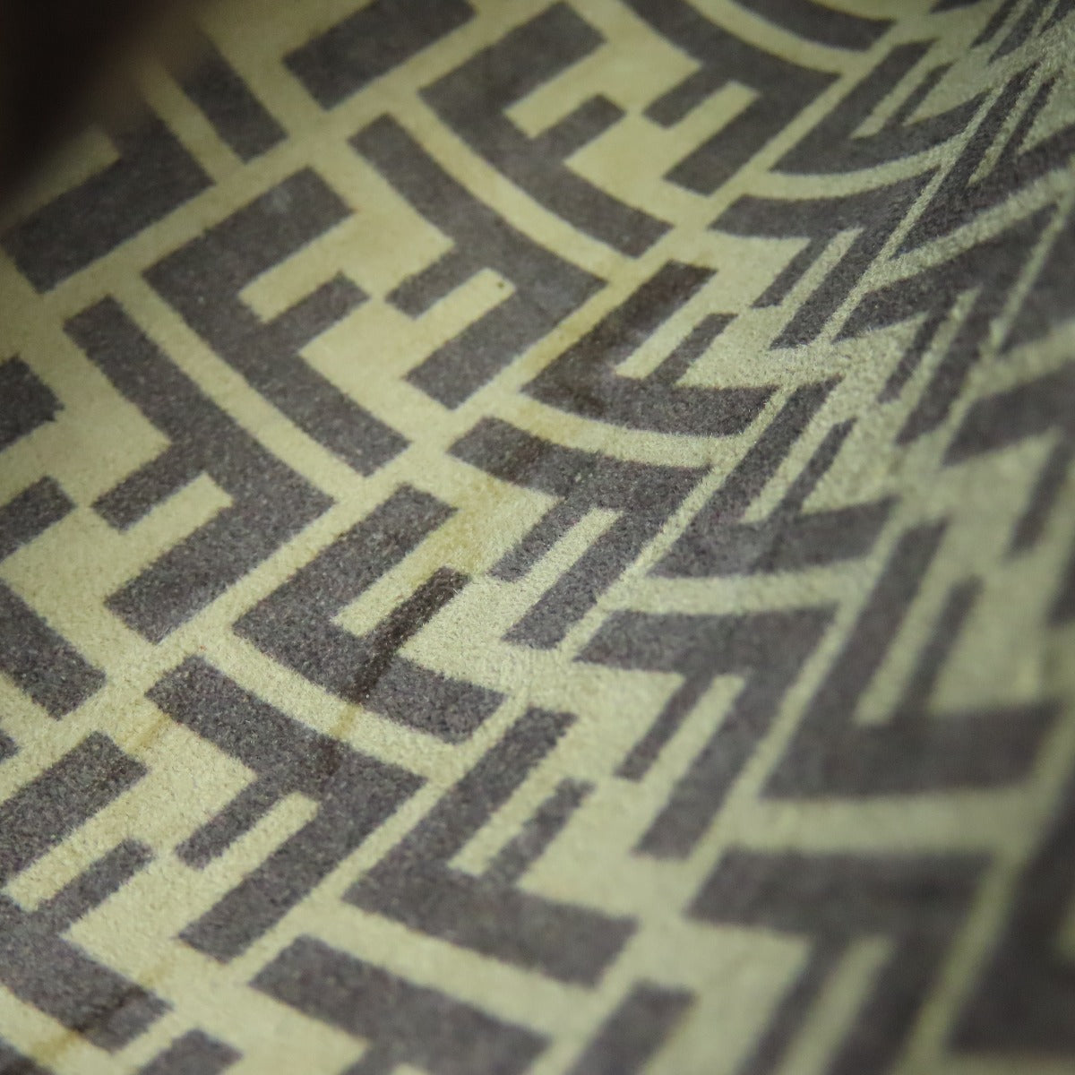 Close-up of a textured surface with geometric pattern