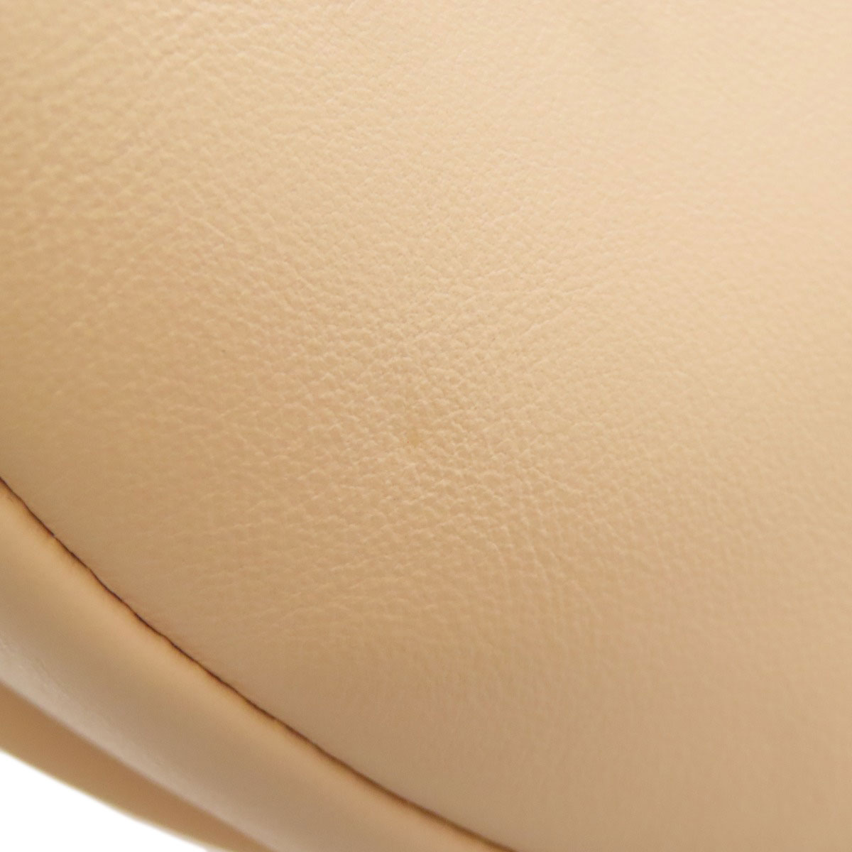 Close-up of beige leather texture