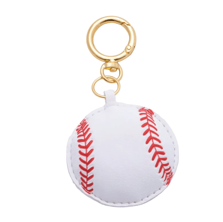 Basketball Bag Charm & Keychain – Faux Leather Sports Charm | Boutique Accessory | New