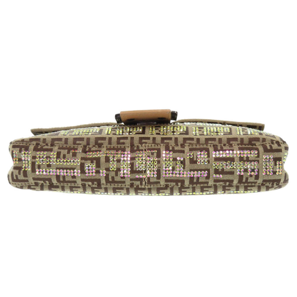 Dog collar with geometric pattern and rhinestones on a white background