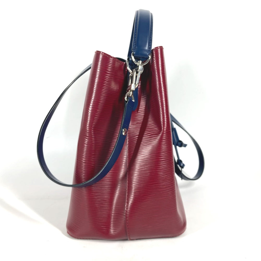 side  Louis Vuitton Epi Leather Neonoe Burgundy