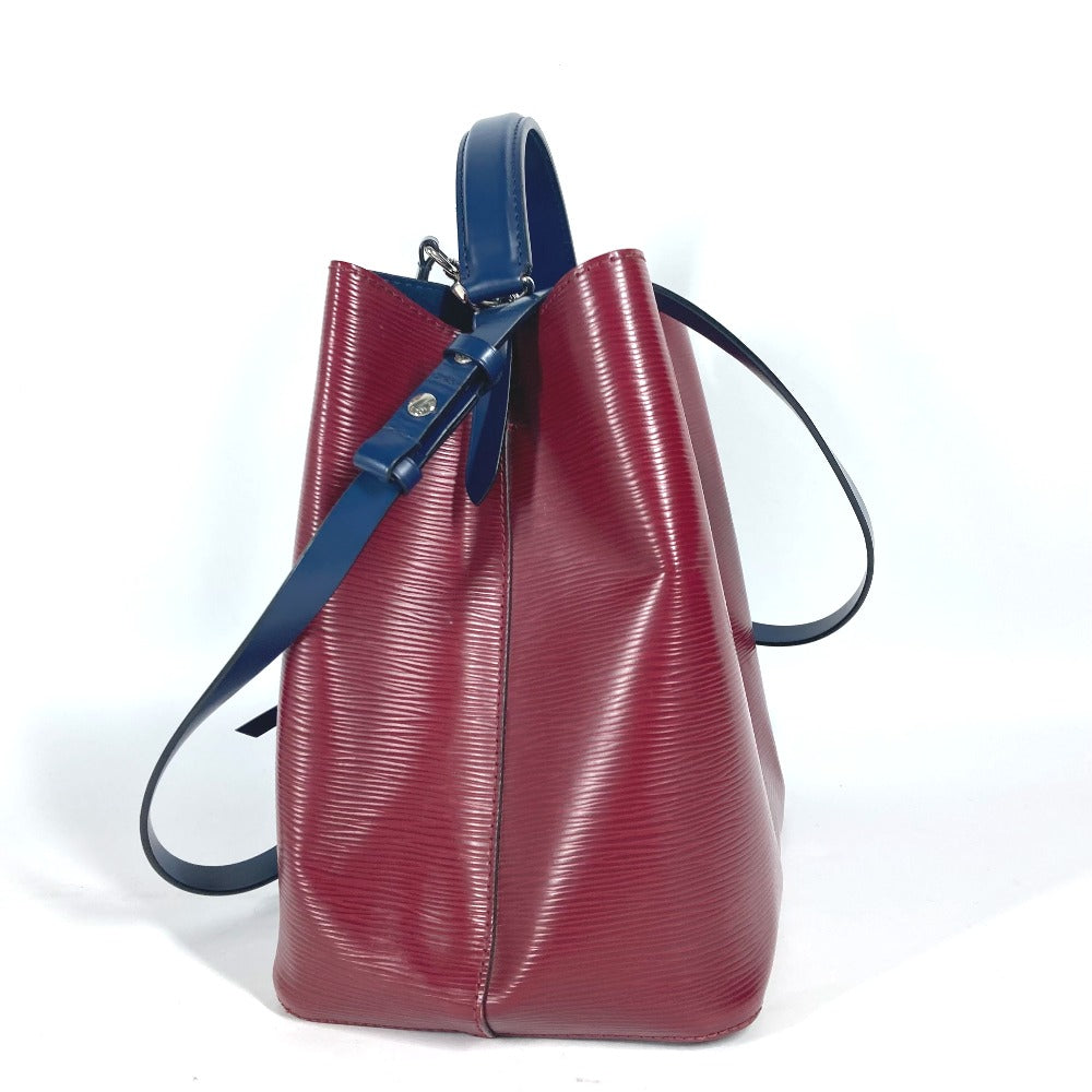 side  Louis Vuitton Epi Leather Neonoe Burgundy