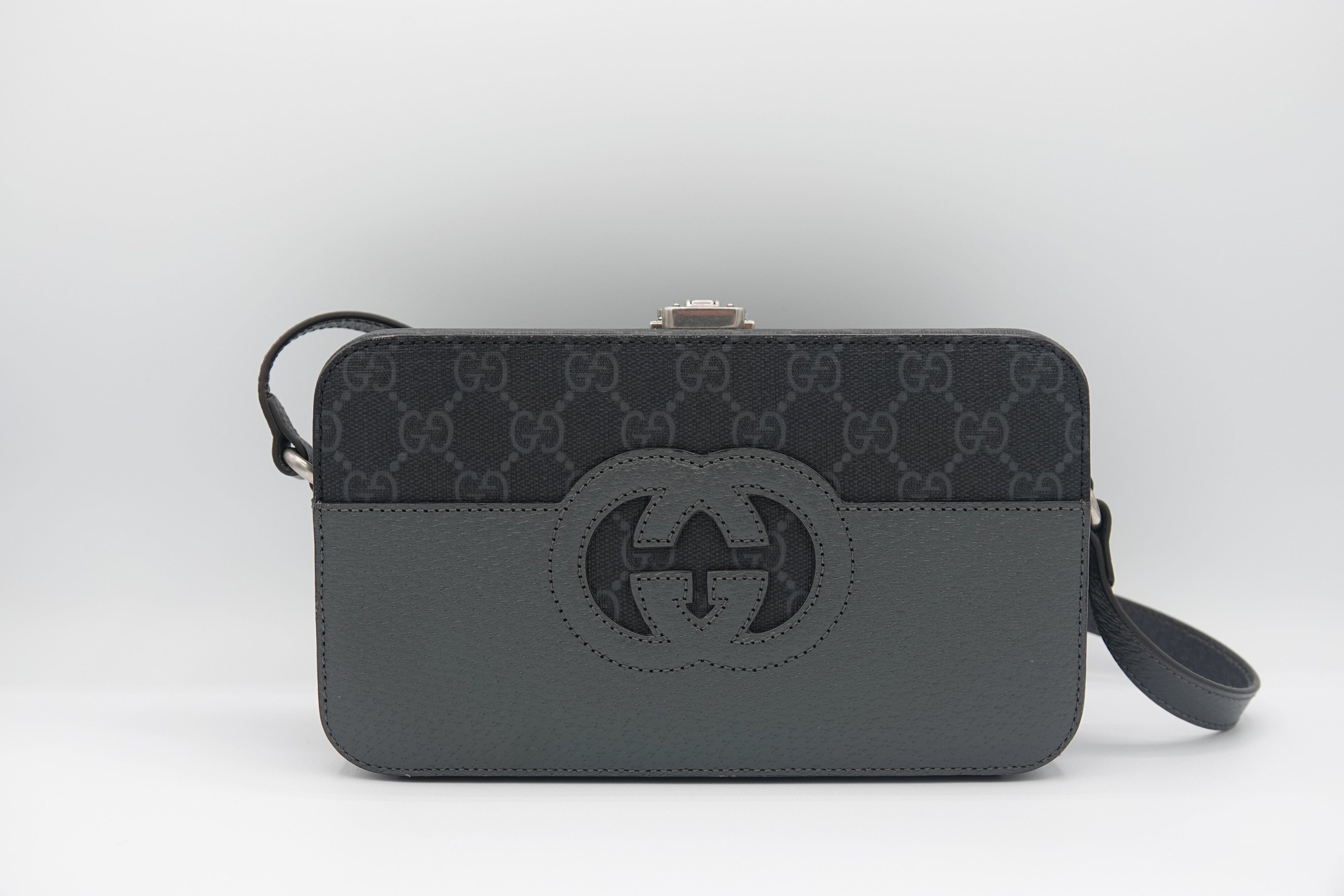 Gucci GG Supreme Monogram Mini New Basket Box Bag