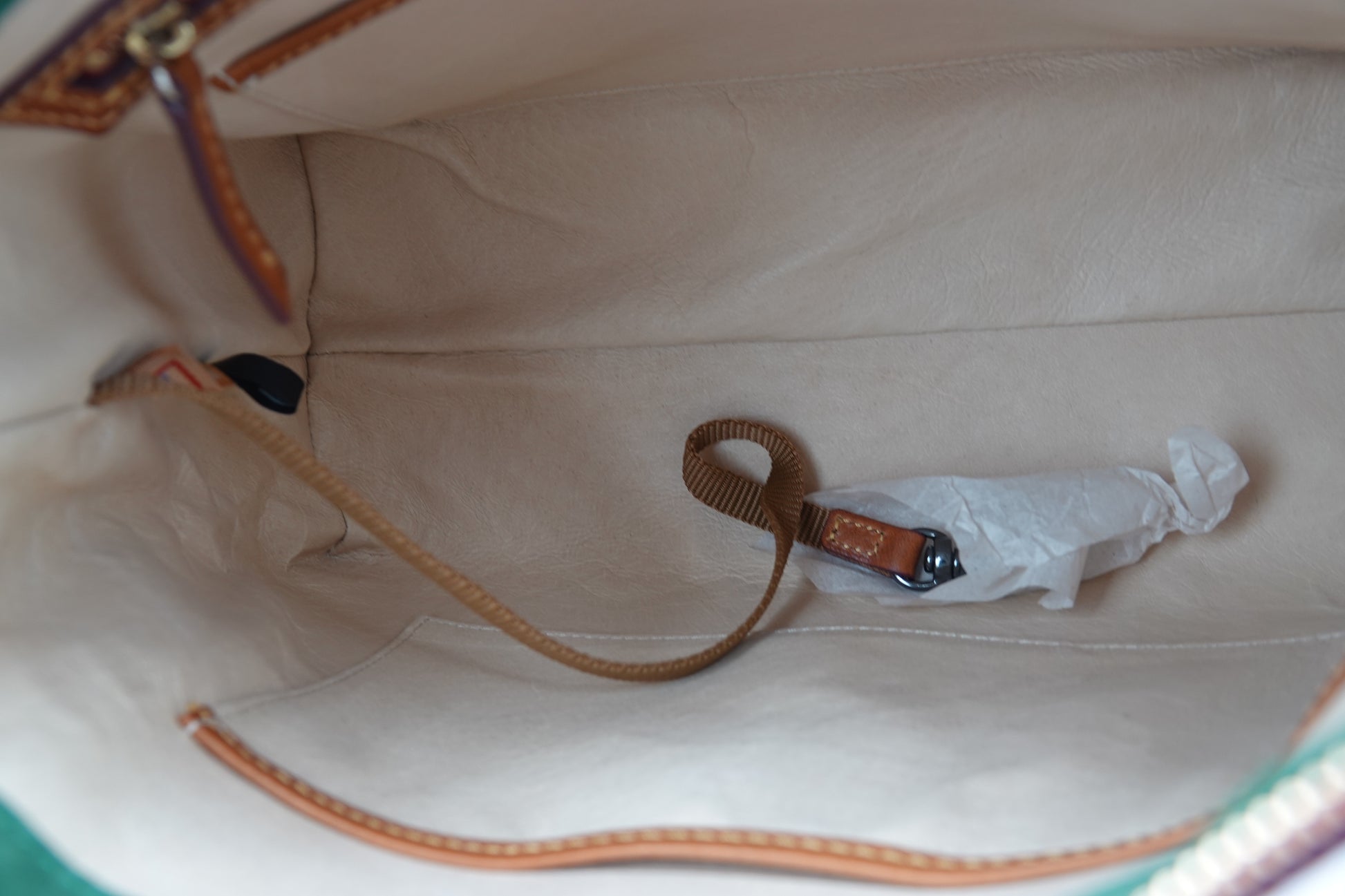interior pocket Dooney & Bourke Florentine Cassidy Leather Hobo Bag