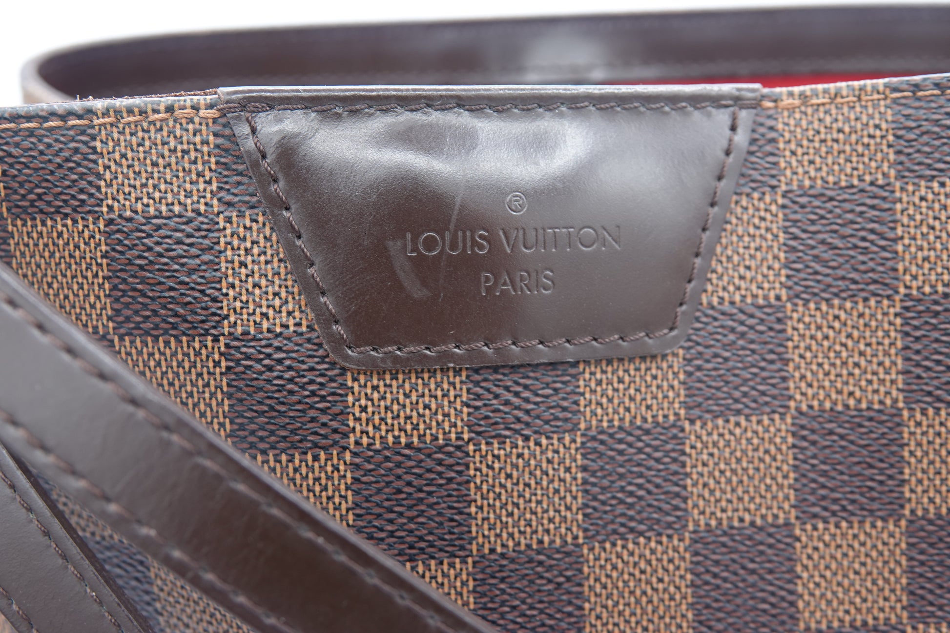 stamp Louis Vuitton Damier Ebene Cabas Rivington