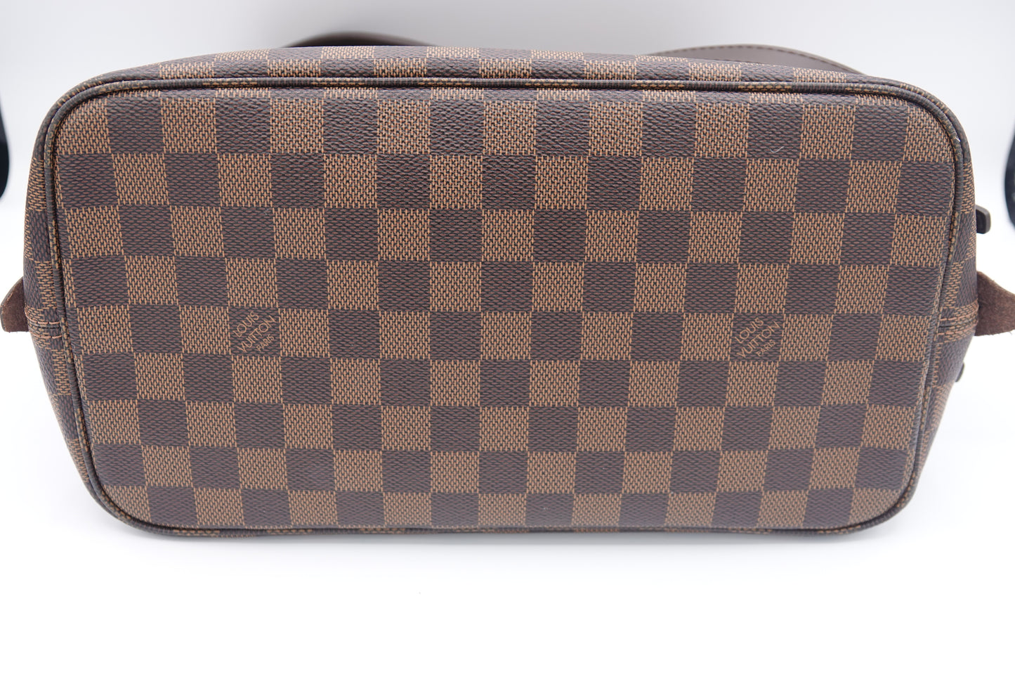 bottom Louis Vuitton Damier Ebene Cabas Rivington