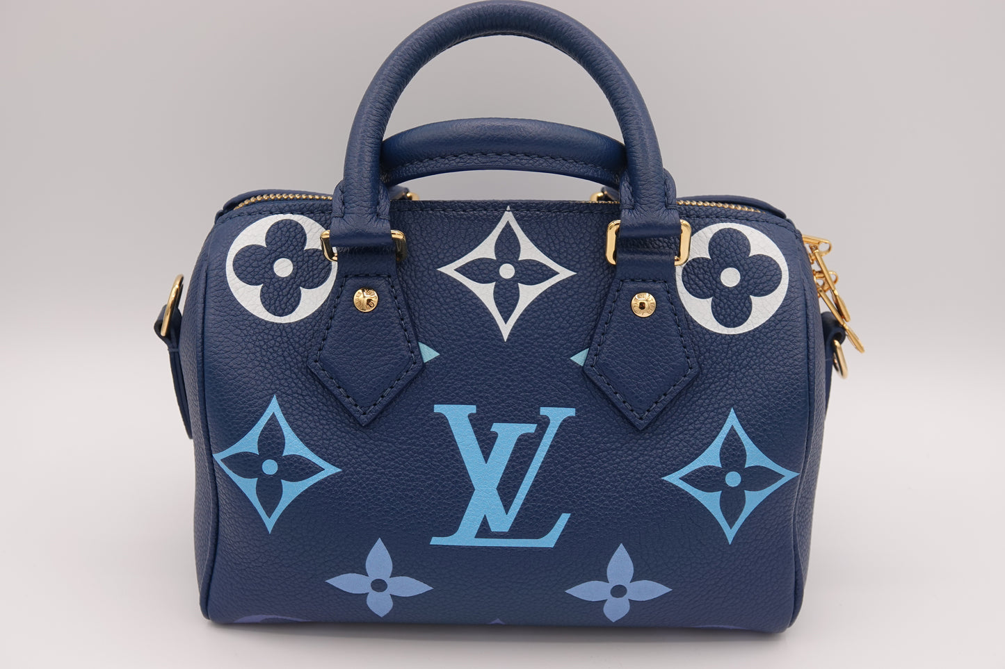 Louis Vuitton Empreinte Giant Monogram Speedy Bandouliere 20 Degrade Blue