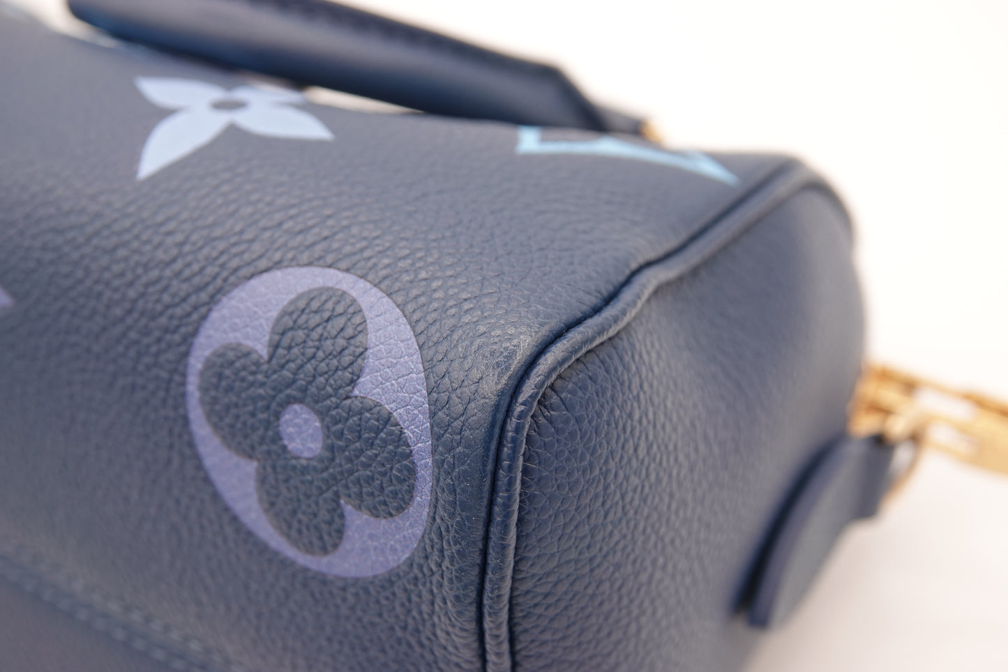 Louis Vuitton Empreinte Giant Monogram Speedy Bandouliere 20 Degrade Blue