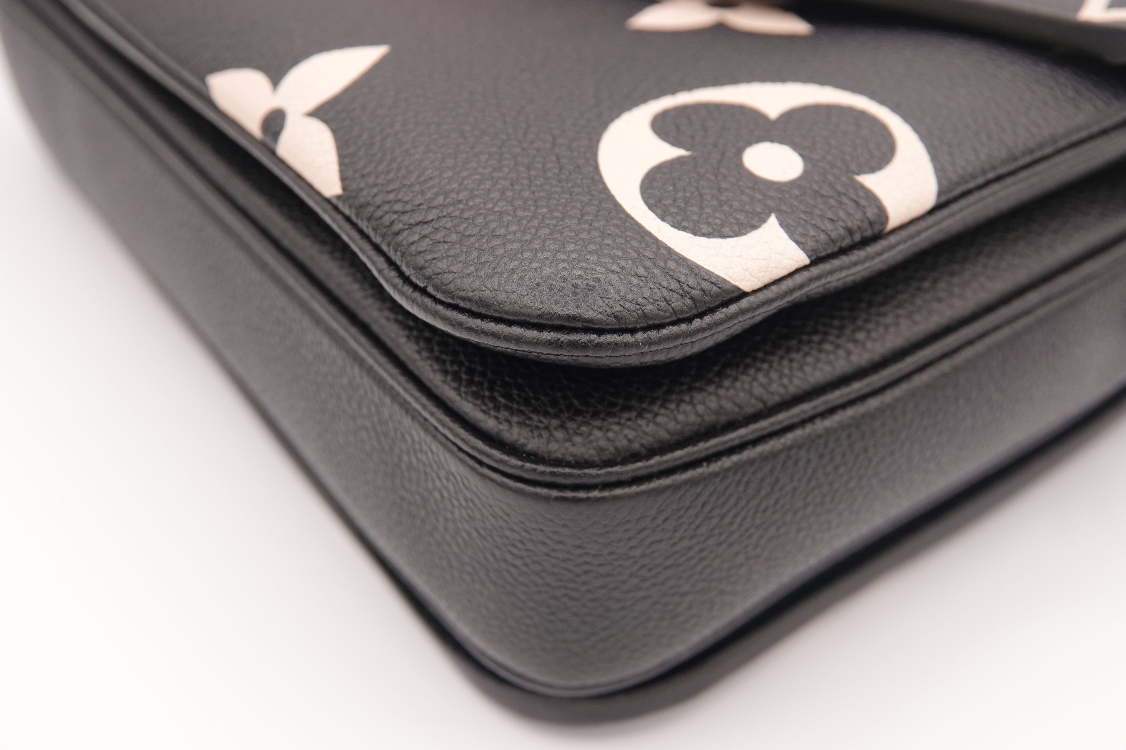 Louis Vuitton Pochette Métis Empreinte Giant Monogram – Black/Beige | Pre-Owned