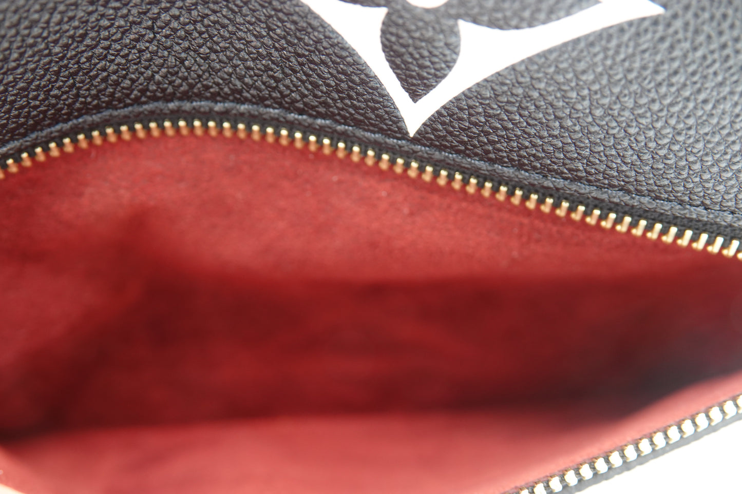 Louis Vuitton Empreinte Giant Monogram Pochette Metis Black Beige