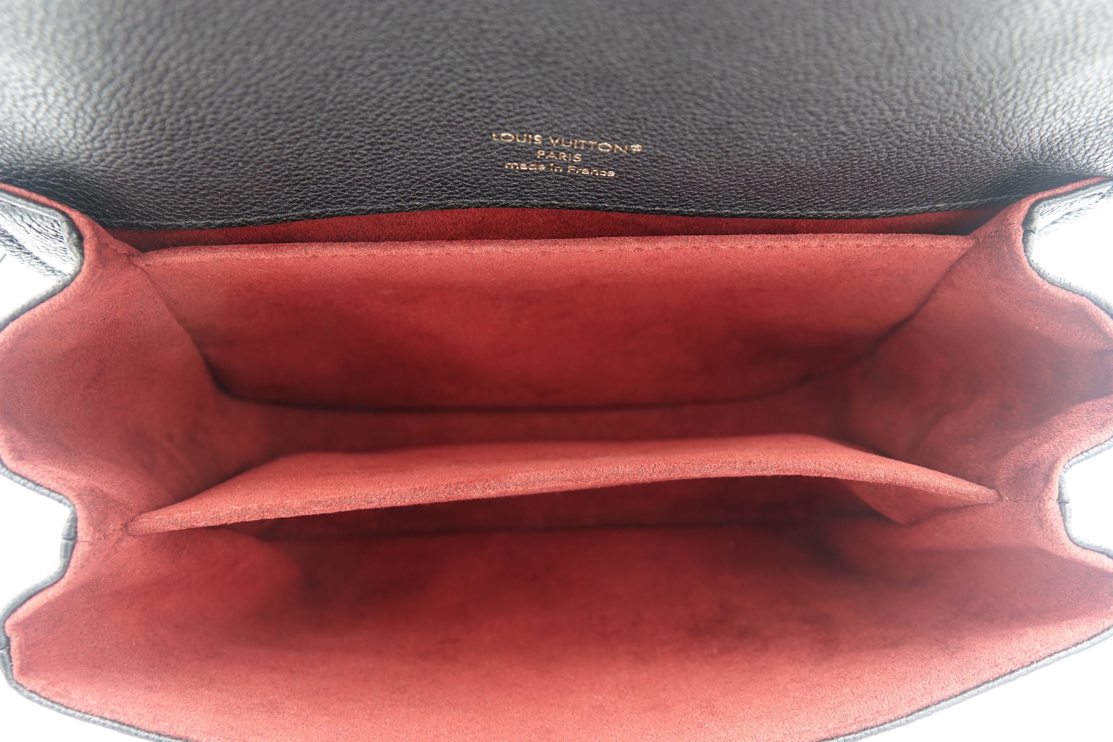 Louis Vuitton Pochette Métis Empreinte Giant Monogram – Black/Beige | Pre-Owned