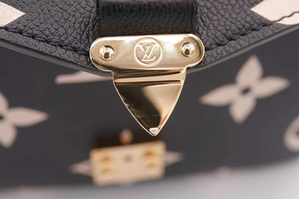 Louis Vuitton Pochette Métis Empreinte Giant Monogram – Black/Beige | Pre-Owned