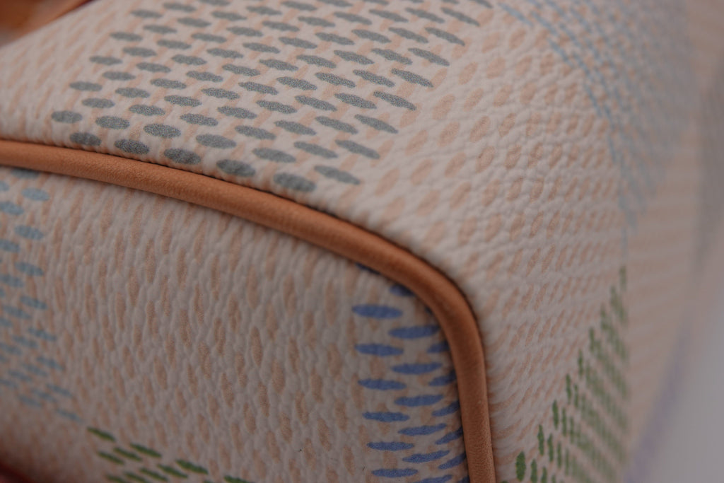Close-up of a textured fabric surface with a pattern