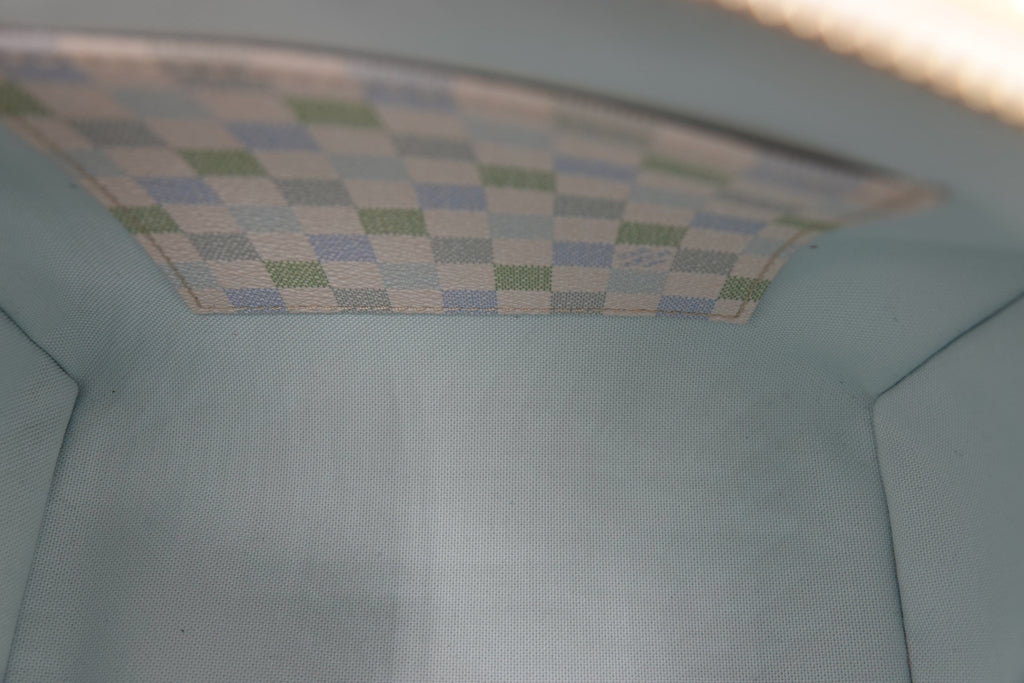 Checkered pattern on a textured surface