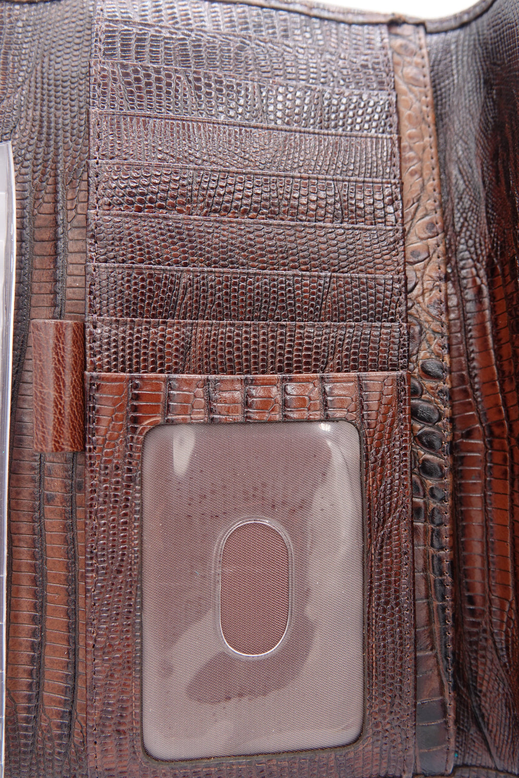 Brahmin Croc-Embossed Leather Wallet Set – 2 Piece | Pre-Owned
