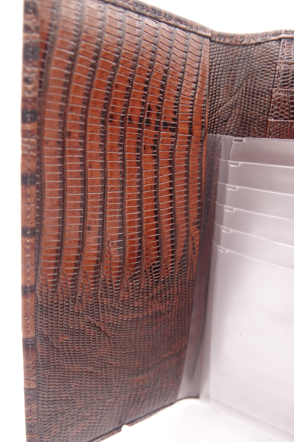 Brahmin Croc-Embossed Leather Wallet Set – 2 Piece | Pre-Owned