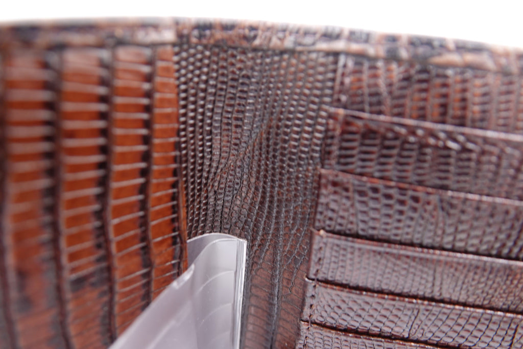 Brahmin Croc-Embossed Leather Wallet Set – 2 Piece | Pre-Owned