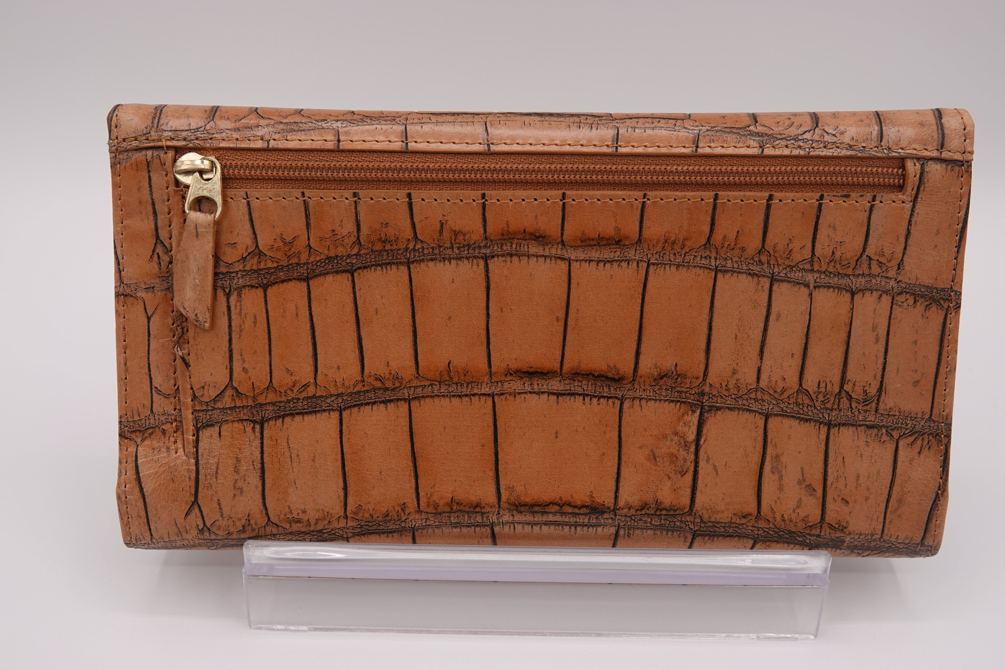 Brahmin Croc-Embossed Leather Wallet Set – 2 Piece | Pre-Owned