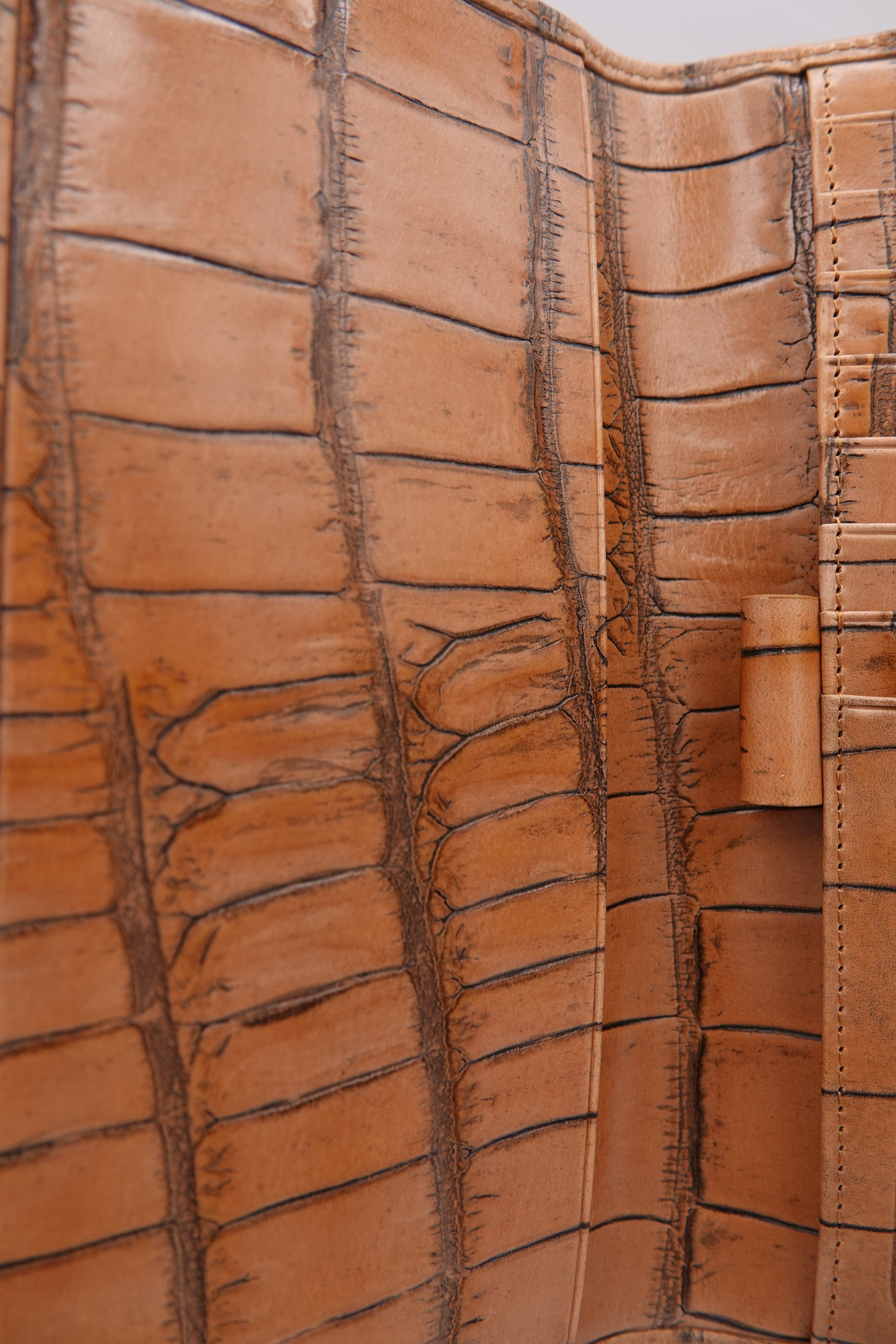 Brahmin Croc-Embossed Leather Wallet Set – 2 Piece | Pre-Owned