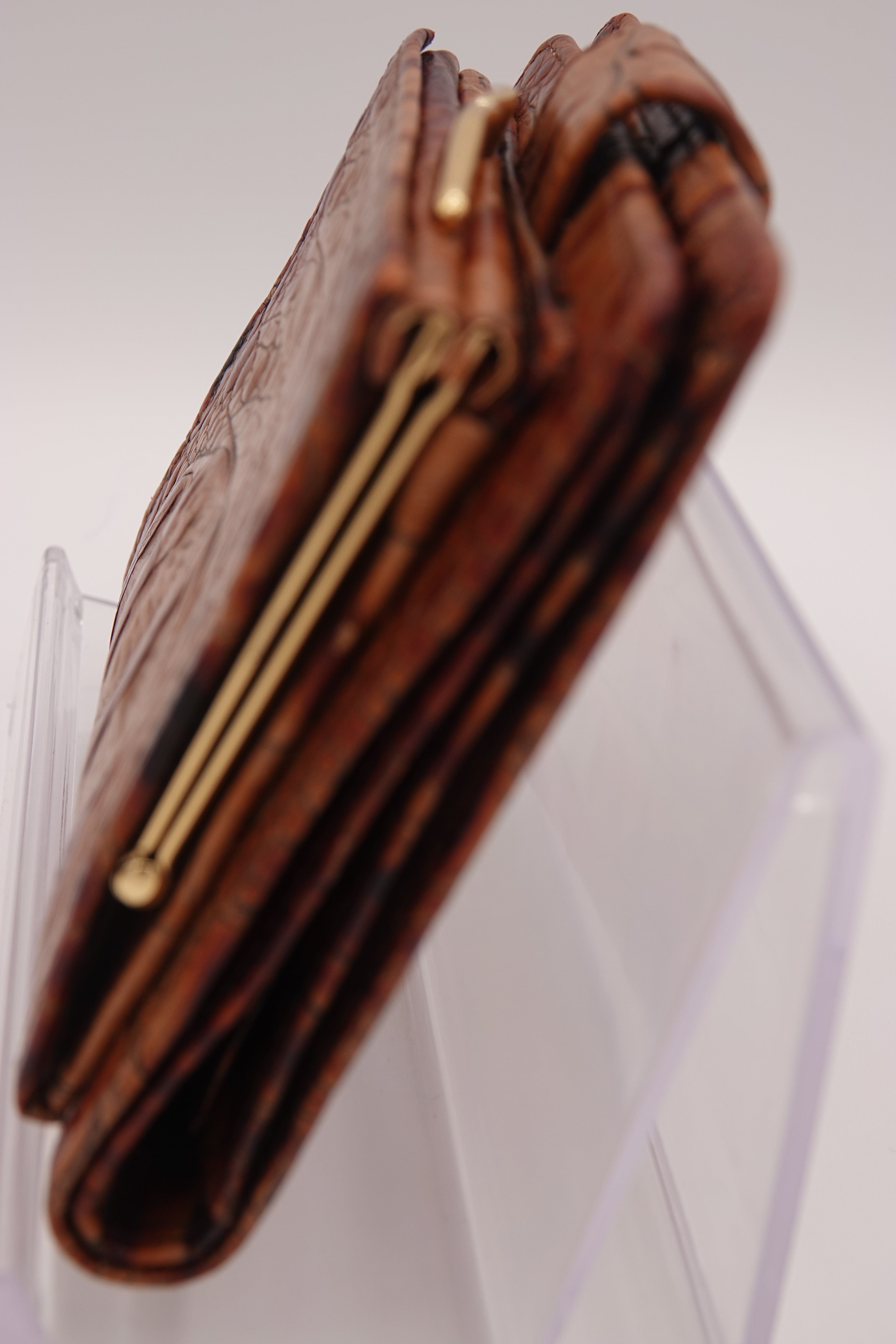 Brahmin Croc-Embossed Leather Wallet Set – 2 Piece | Pre-Owned