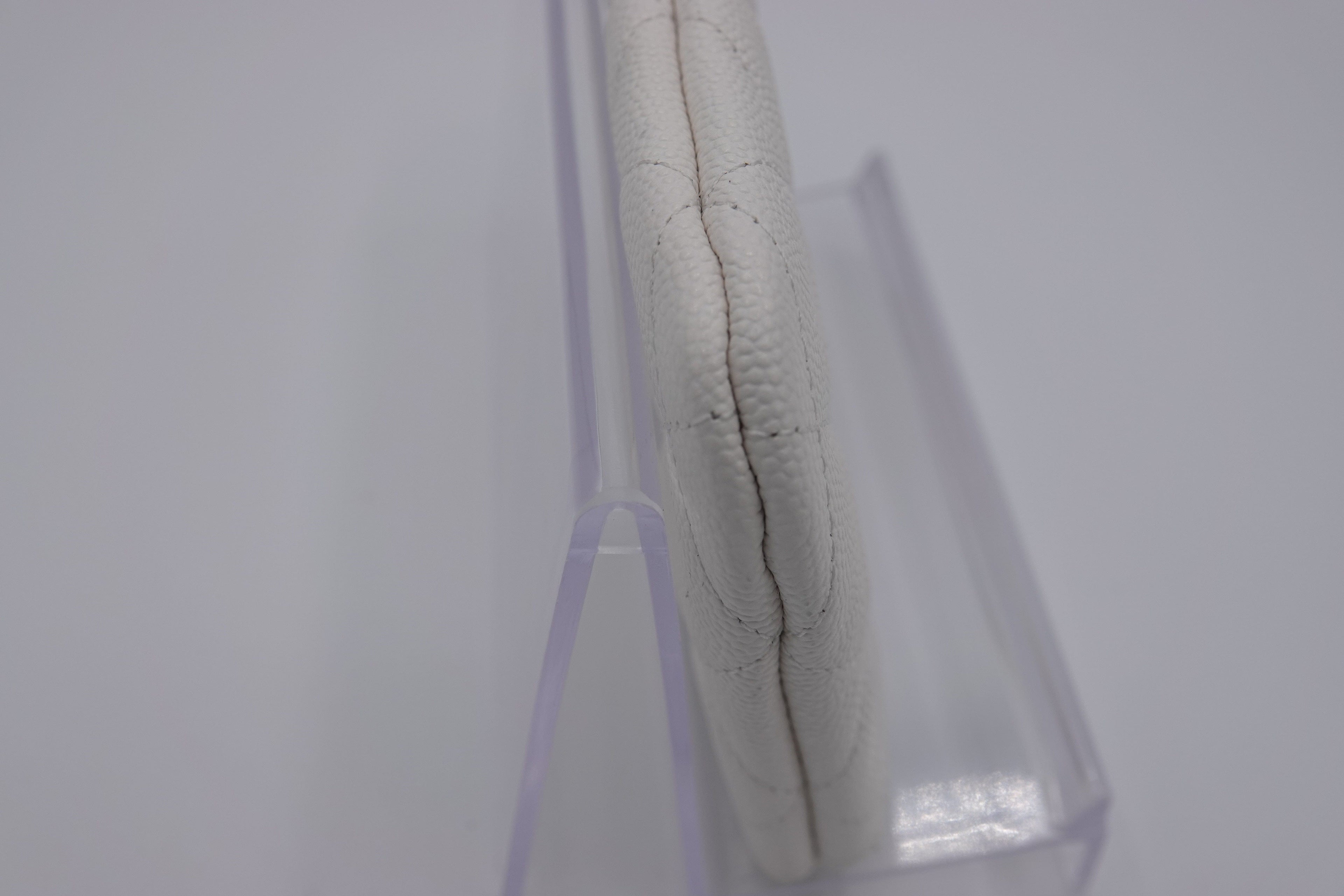 White snake on a white background