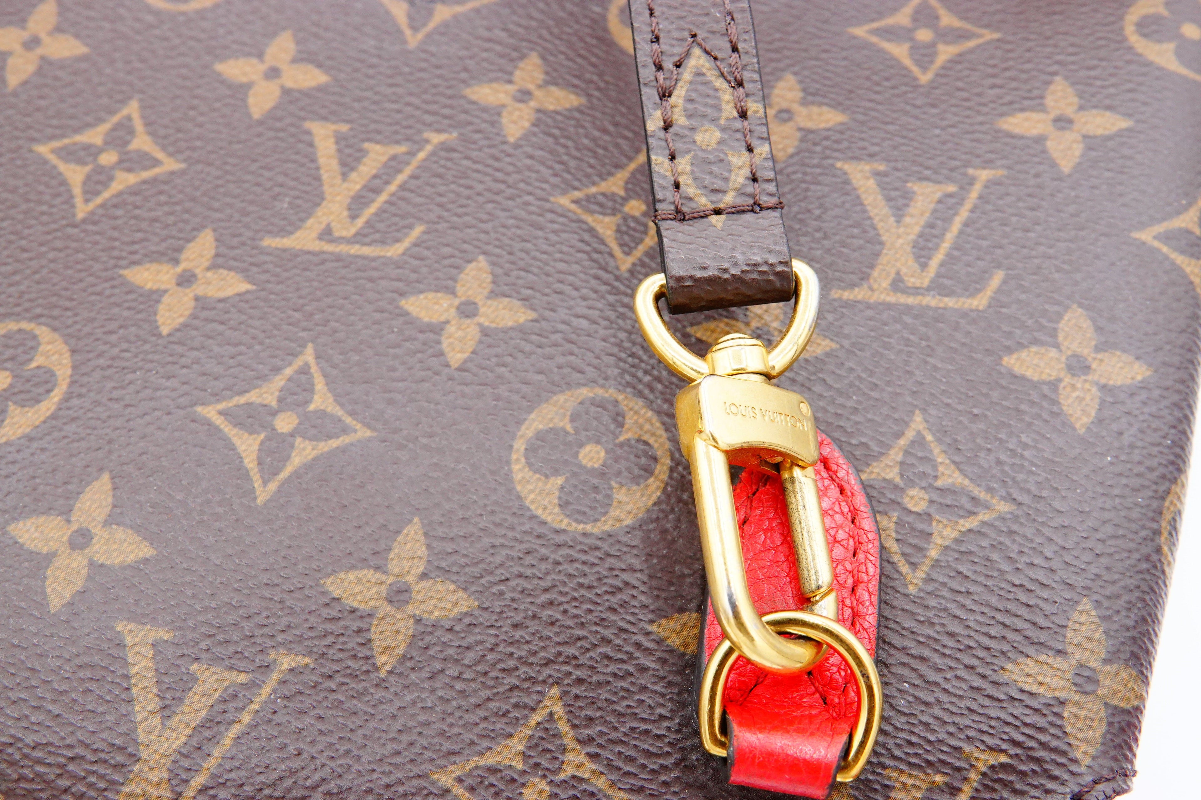 Louis Vuitton Marignan Satchel – Monogram Canvas with Red Accents | Pre-Owned
