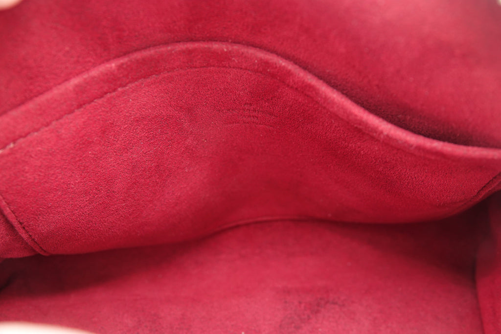 Close-up of red fabric texture