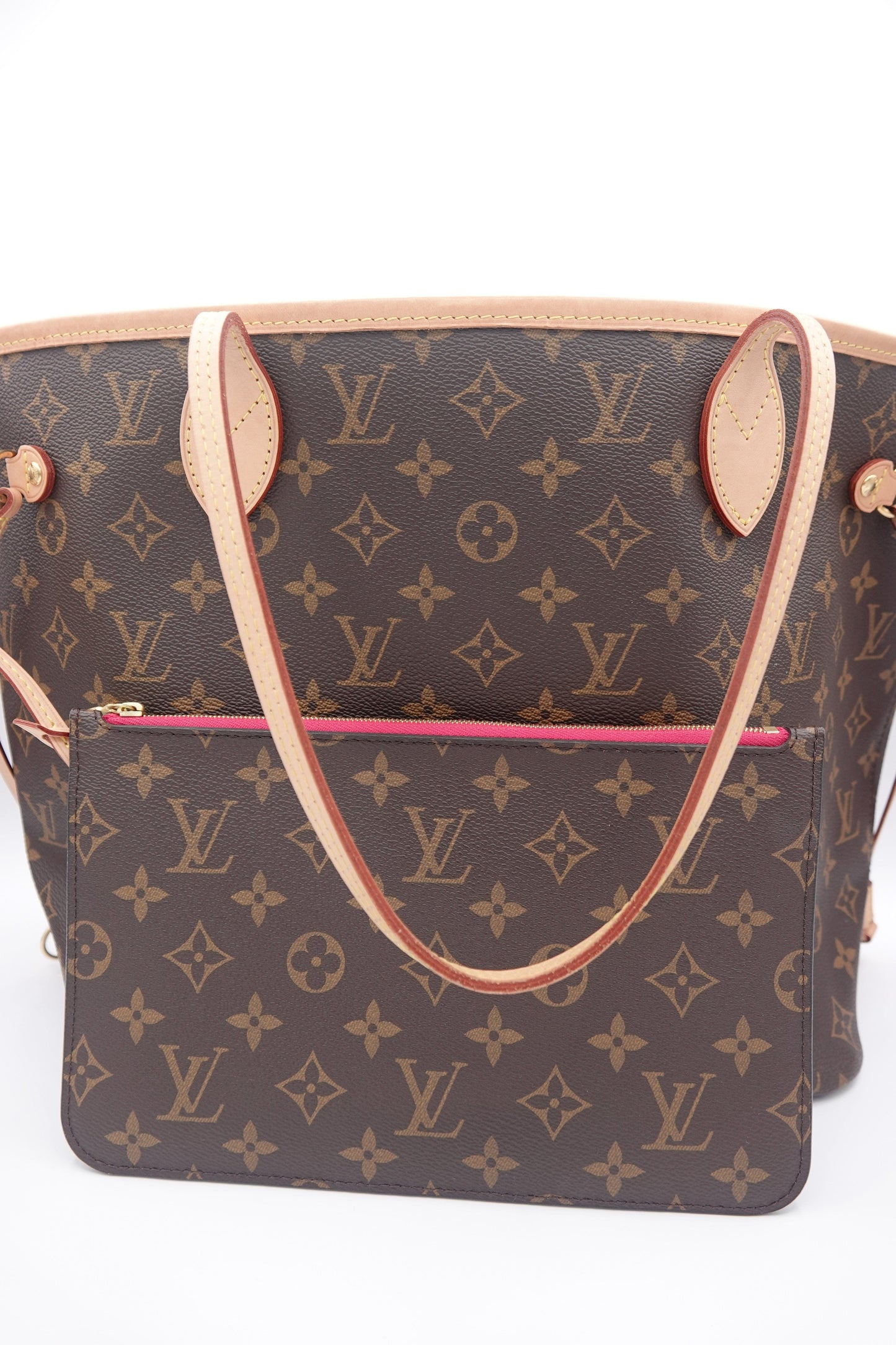 Louis Vuitton Monogram Neverfull MM in Pivoine