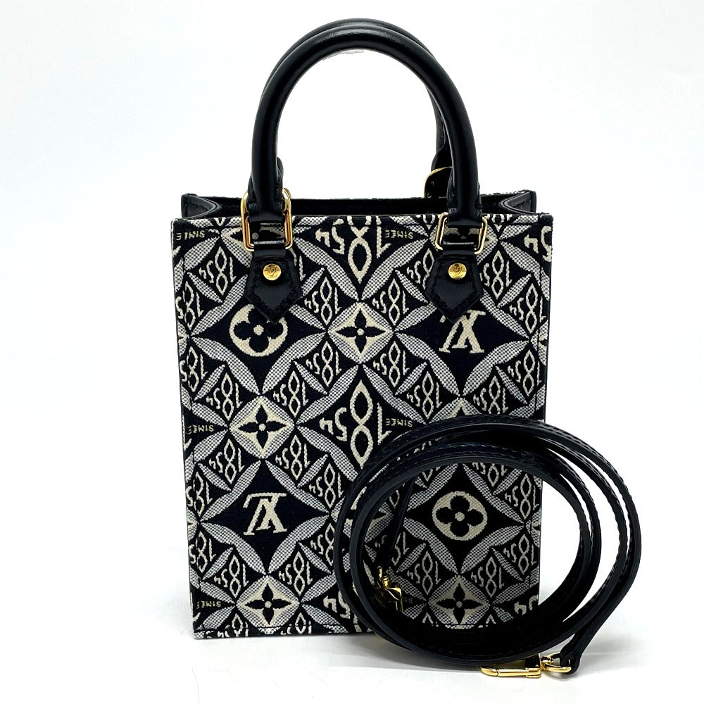 Louis Vuitton Jacquard Since 1854 Petit Sac Plat Grey and blue