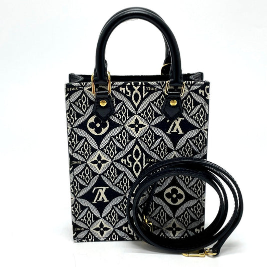 Pre-Loved Louis Vuitton Jacquard Since 1854 Petit Sac Plat Grey