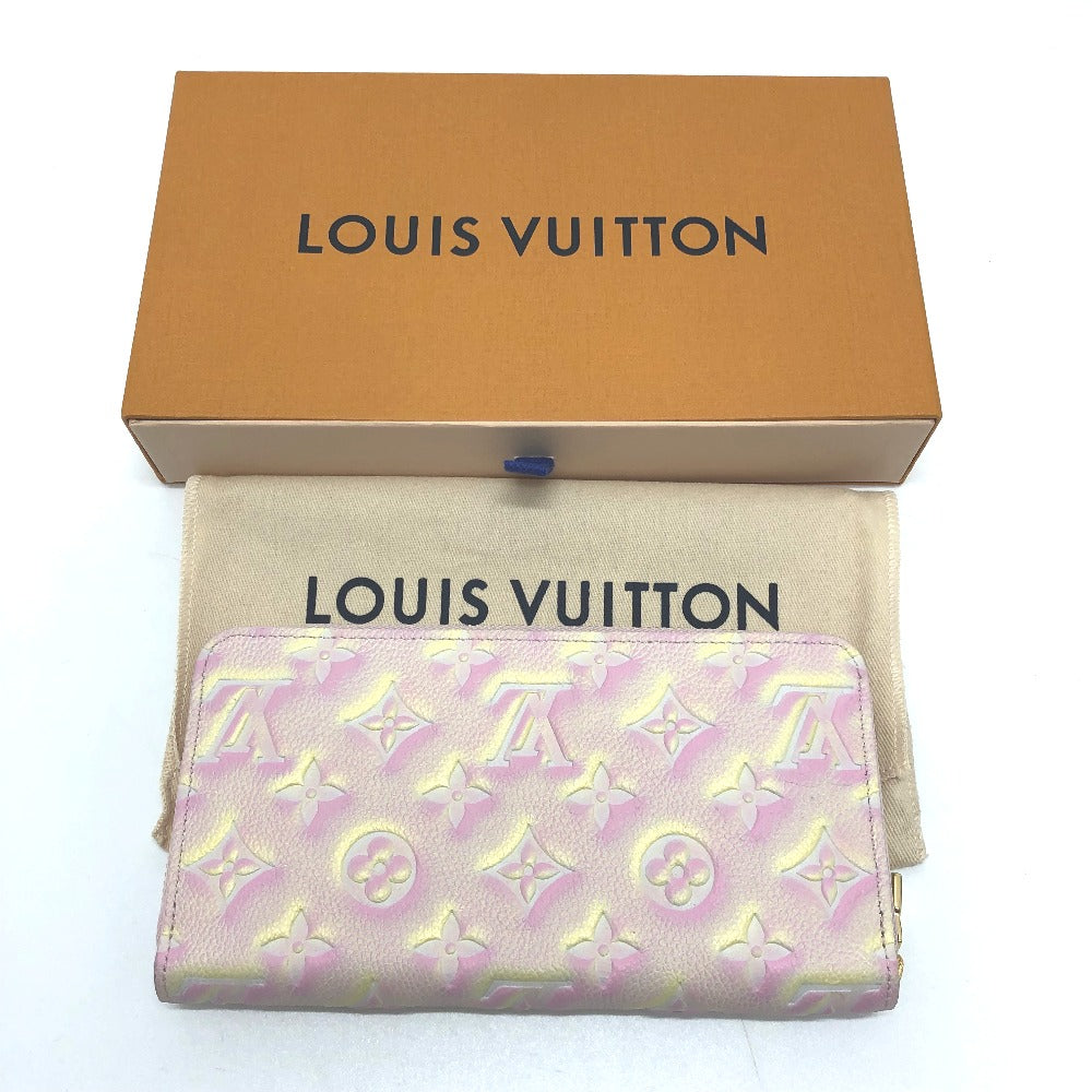 box and dustbag Louis Vuitton Empreinte Monogram Summer Stardust Zippy Wallet Pink