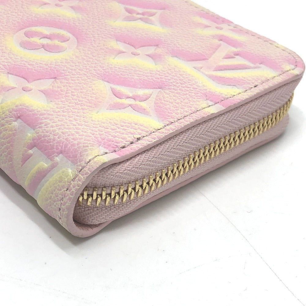 corner Louis Vuitton Empreinte Monogram Summer Stardust Zippy Wallet Pink