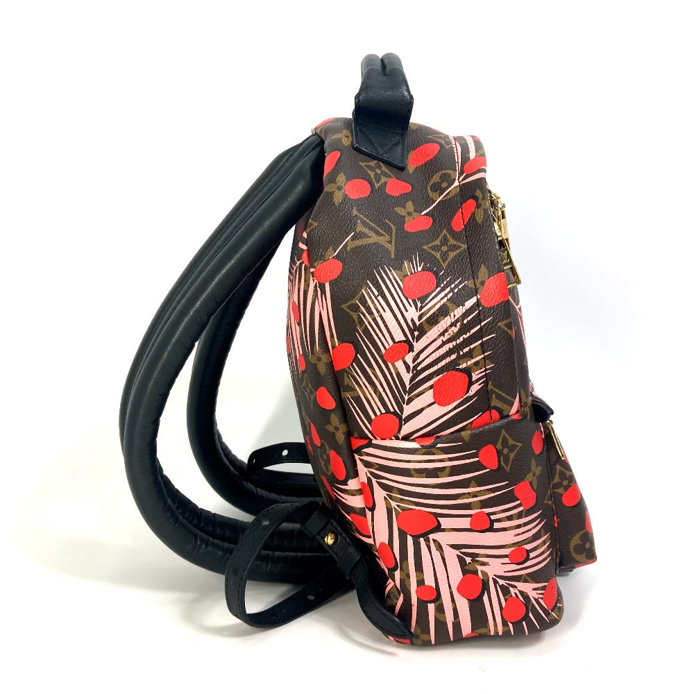 Backpack with a colorful pattern on a white background