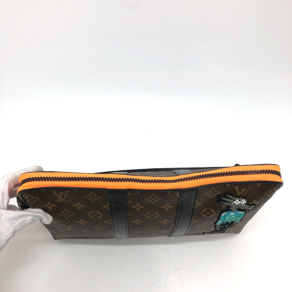 Pre-Loved Louis Vuitton Monogram Embroidered Cartoon LV Friends Keepall Pouch