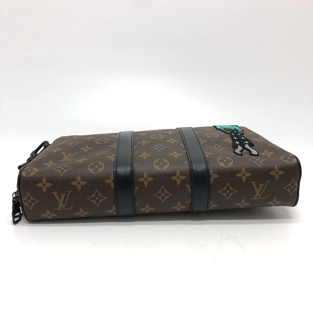 Pre-Loved Louis Vuitton Monogram Embroidered Cartoon LV Friends Keepall Pouch