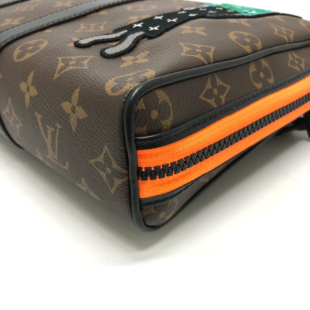 Pre-Loved Louis Vuitton Monogram Embroidered Cartoon LV Friends Keepall Pouch
