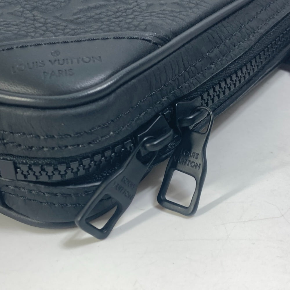 zipper pulls Louis Vuitton Empreinte Monogram Men's Crossbody Black