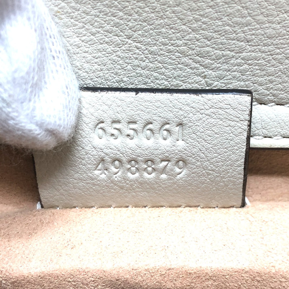 date code Gucci Mini Diana Calfskin Tote Mystic White Gold Hardware