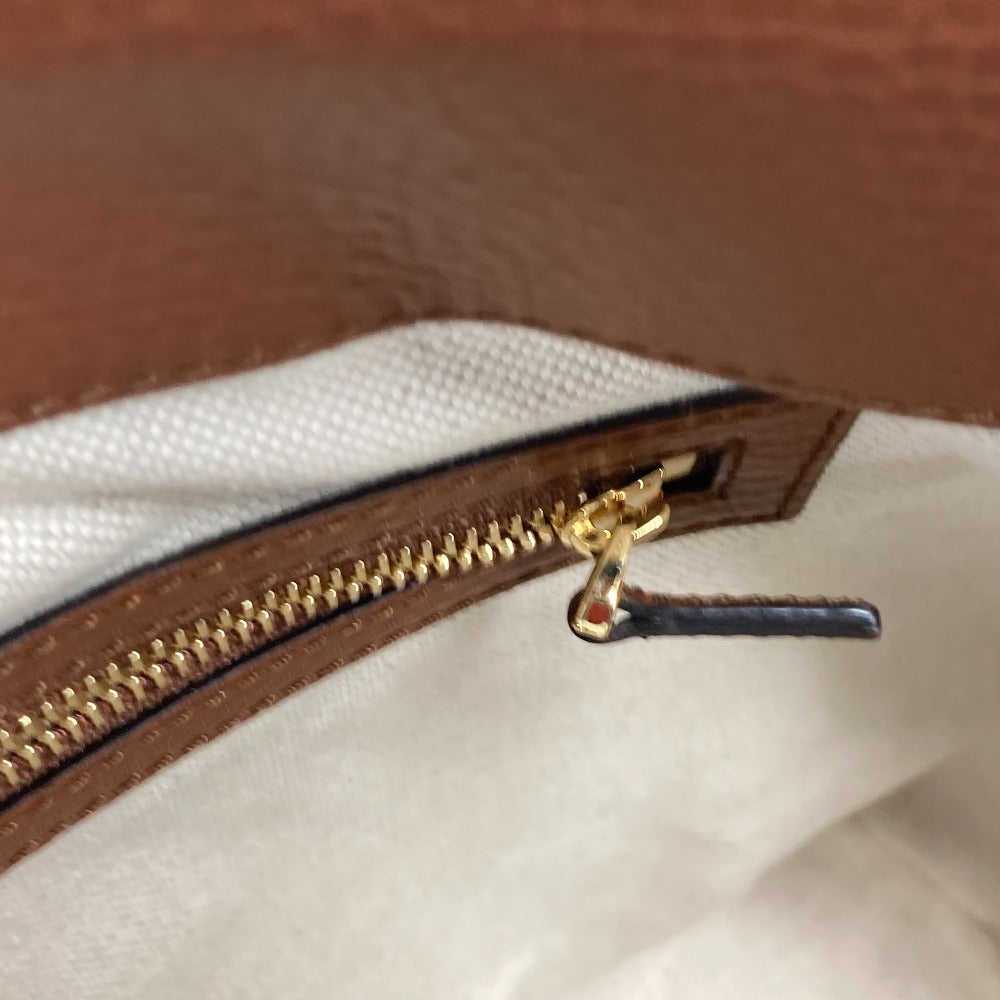 interior zipper Gucci New Denim GG Monogram Medium Ophidia Shopping Tote Blue Tea Cuir