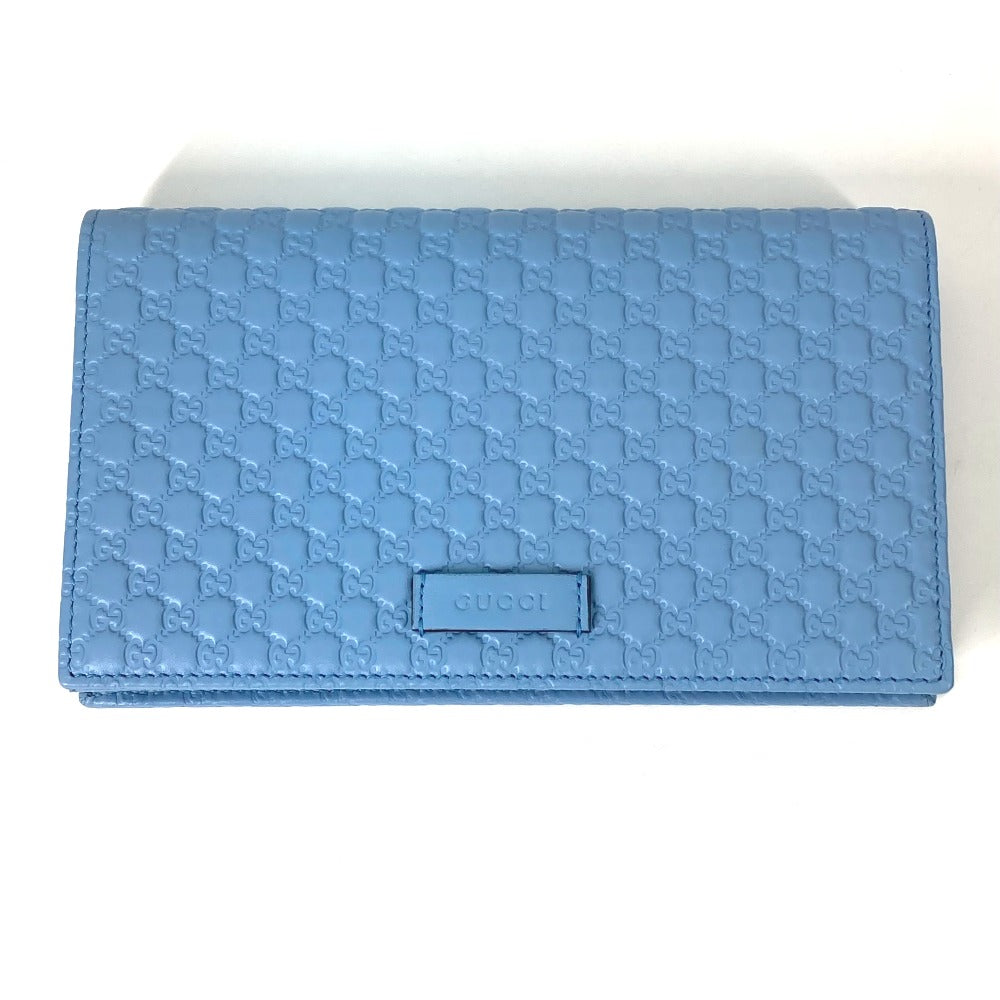 Pre-Loved Gucci Microguccissima Wallet Crossbody Mineral Blue